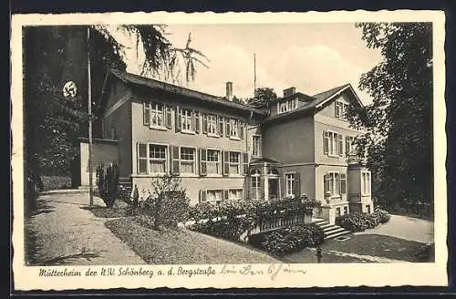 AK Schönberg a. d. Bergstrasse, Mutterheim der NSV, 