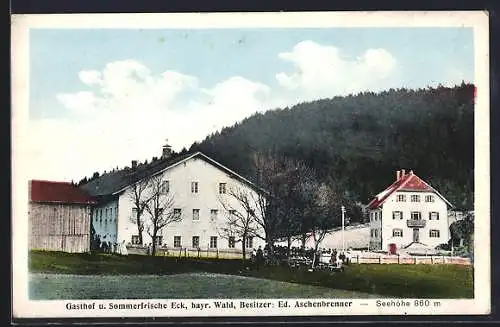 AK Eck, Gasthaus von K. Mühlbauer