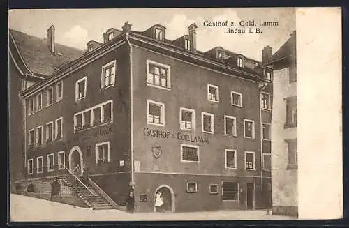 AK Lindau i. B., Gasthof z. Gold. Lamm