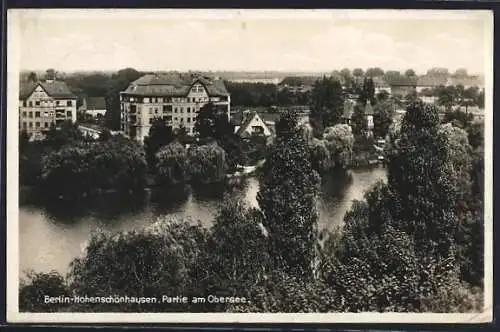 AK Berlin-Hohenschönhausen, Partie am Obersee