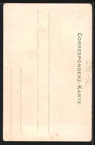 Künstler-AK A. Paetzold: Türme von Vajolett im Abendlicht