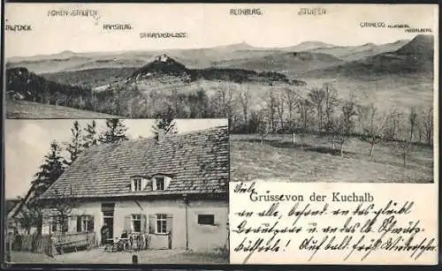 AK Kuchalb, Panorama mit Ramsberg, Rechberg und Stuifen