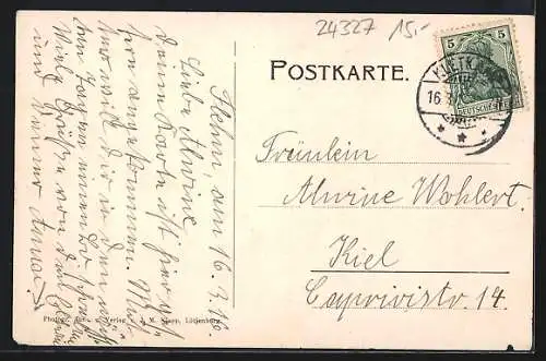 AK Högsdorf, Gebäudeansicht, Ortspartie