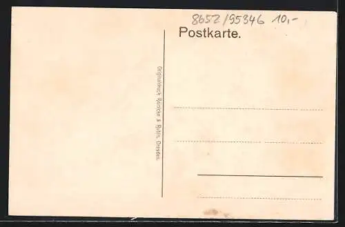 AK Stadtsteinach, Partie am Marktplatz