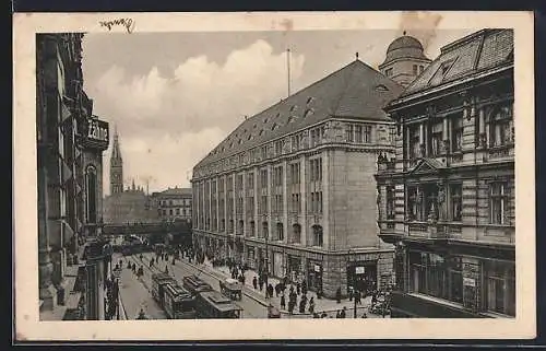 AK Berlin, Kaufhaus A. Wertheim, Königstrasse