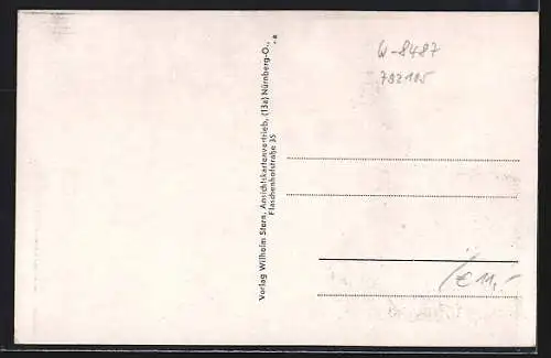 AK Pressath / Opf., Strassenpartie am Rathaus