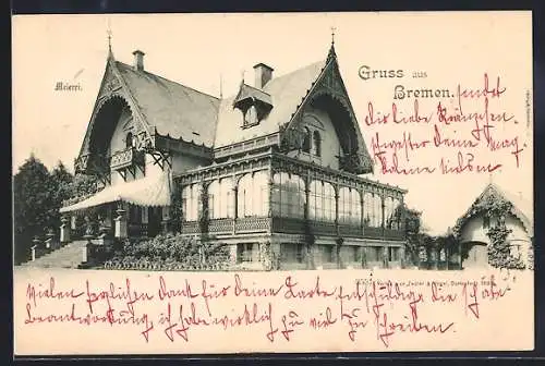 AK Bremen, Gasthaus Meierei