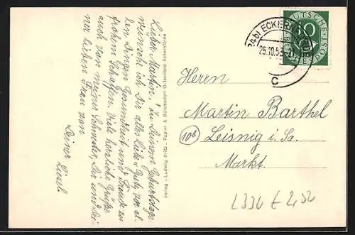 AK Eckernförde, Strand mit Badegästen und Strandkörben