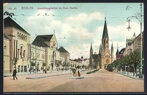 AK Berlin, Zoologischer Garten, Ausstellungshallen