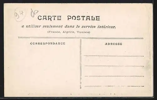 AK Maisons-Alfort, Approvisionnement des sinistrés lors de l`inondation de janvier 1910