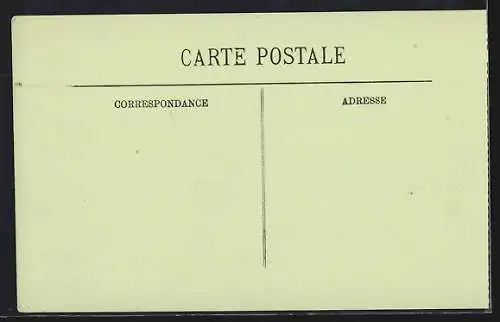 AK Paris, Inondation de 1910, Boulevard Diderot avec barque et lampadaire