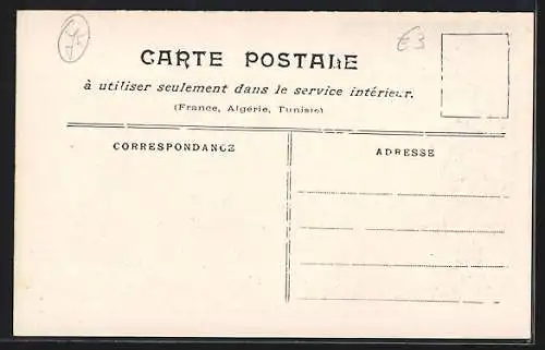 AK Paris, Inondation de janvier 1910, Quai des Grands-Augustins