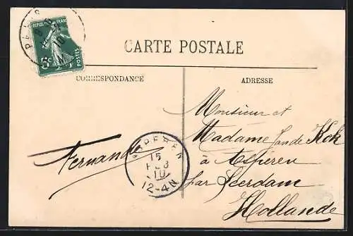 AK Paris, Inondations de la Rue des Fossés Saint-Bernard (Janvier 1910)
