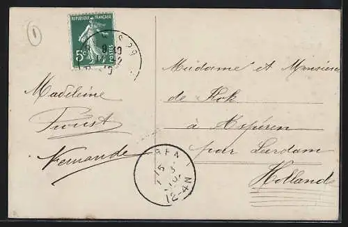 AK Paris, Inondation à la Rue de Lyon en barque