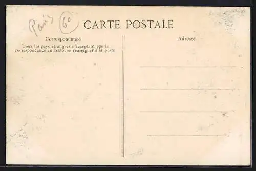 AK Paris, Quai des Grands-Augustins lors de l`inondation de janvier 1910