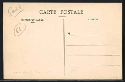 AK Paris, Inondation de Paris, Janvier-Février 1910, Rue Jacob