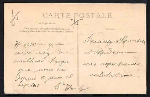 AK Paris, Crue de la Seine à l`Estacade, 28 Janvier 1910