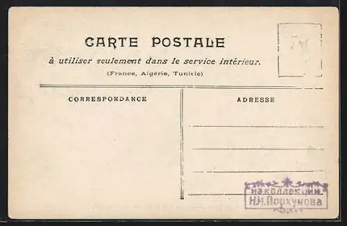 AK Paris, Inondation de 1910, Place de la Concorde avec des ouvriers et une statue