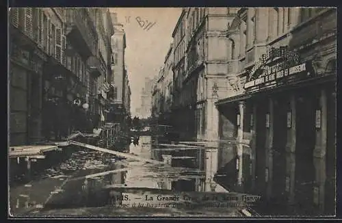 AK Paris, La Grande Crue de la Seine janvier 1910