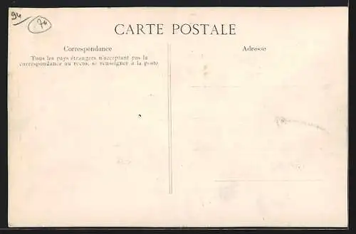 AK Choisy-le-Roi, Crue de la Seine, Radeau improvisé