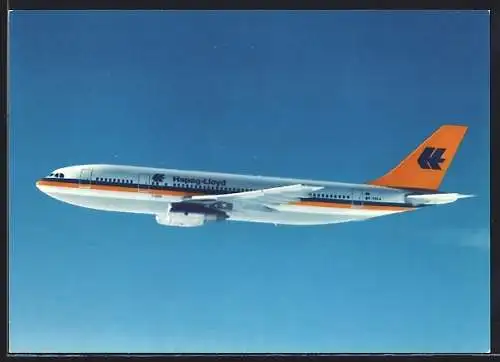 AK Flugzeug, Hapag-Lloyd Airbus A-300 B 4 in der Luft