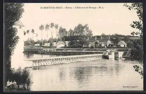 AK St-Martin-le-Beau, L`Écluse et le Barrage à Nitray