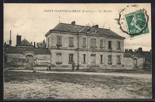 AK Saint-Martin-le-Beau, La Mairie