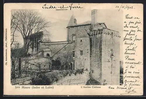 AK Sainte-Maure, L`Ancien Château et ses environs historiques