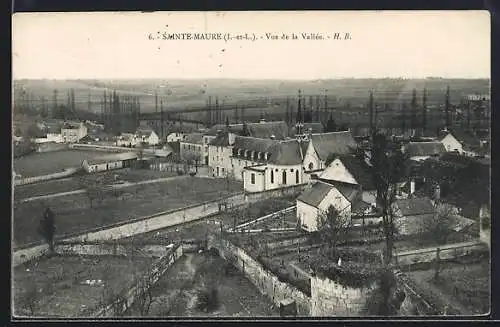 AK Sainte-Maure, Vue de la Vallée