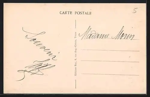 AK Vouvray, Vue sur la Loire en amont