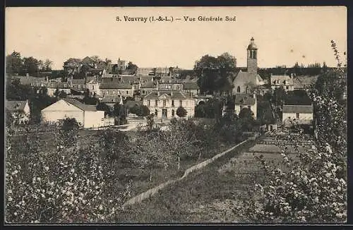 AK Vouvray, Vue Générale Sud