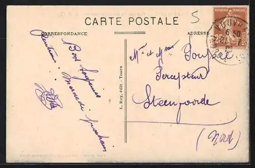 AK Vouvray, Vue sur la Loire en amont