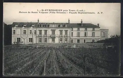 AK St-Symphorien, Maison de Santé Velpeau (Villa Trianon), Facade Septentrionale