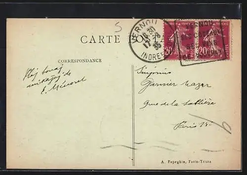 AK Vouvray, Vue Générale (côté Sud)