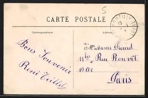 AK Monnaie, Château de l`Orfrasière, Les Communes