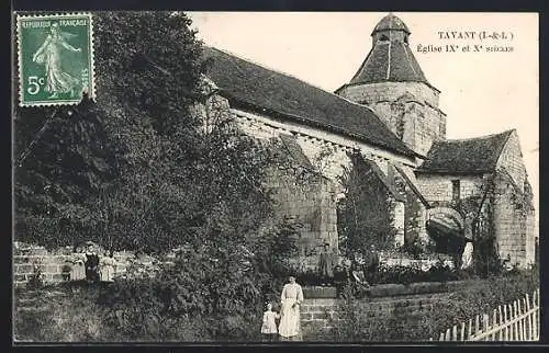 AK Tavant, Église IXe et Xe siècles