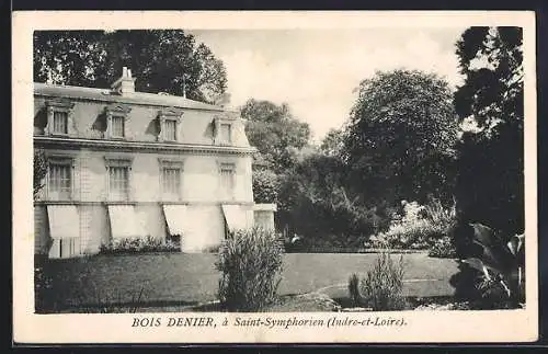AK Saint-Symphorien, Bois Denier et son jardin verdoyant