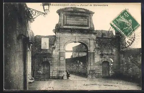 AK Sainte-Radegonde, Portail de Marmoutiers