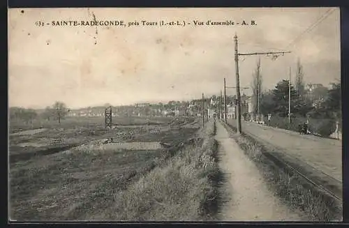 AK Sainte-Radegonde, Vue d`ensemble près de Tours