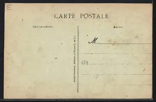 AK Sainte-Radegonde, Vue d`ensemble près de Tours