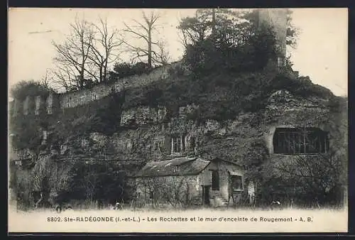 AK Sainte-Radégonde, Les Rochettes et le mur d`enceinte de Rougemont