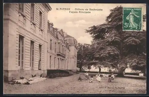 AK Saint-Patrice, Château de Rochecotte, Facade Principale
