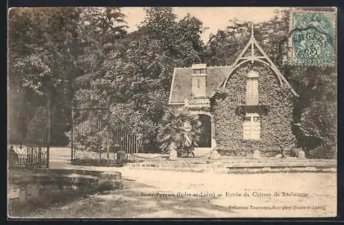 AK Saint-Paterne, Entrée du Château de Robécotte