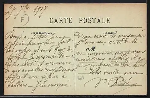 AK Saint-Patrice, Route de Tours, Dépendance du Château de Rochecotte et la Poste