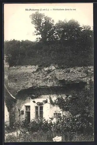 AK St-Paterne, Habitations dans le roc