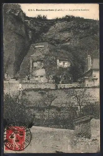 AK Rochecorbon, La pierre tombée