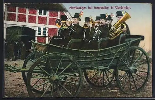 AK Musikwagen bei Hochzeiten in Vierlanden