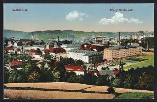 AK Waldheim / Sachsen, Königliche Strafanstalt
