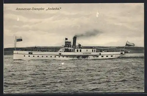 AK Ammersee-Dampfer Andechs
