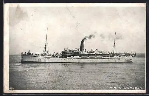 AK HMT Dongola auf See